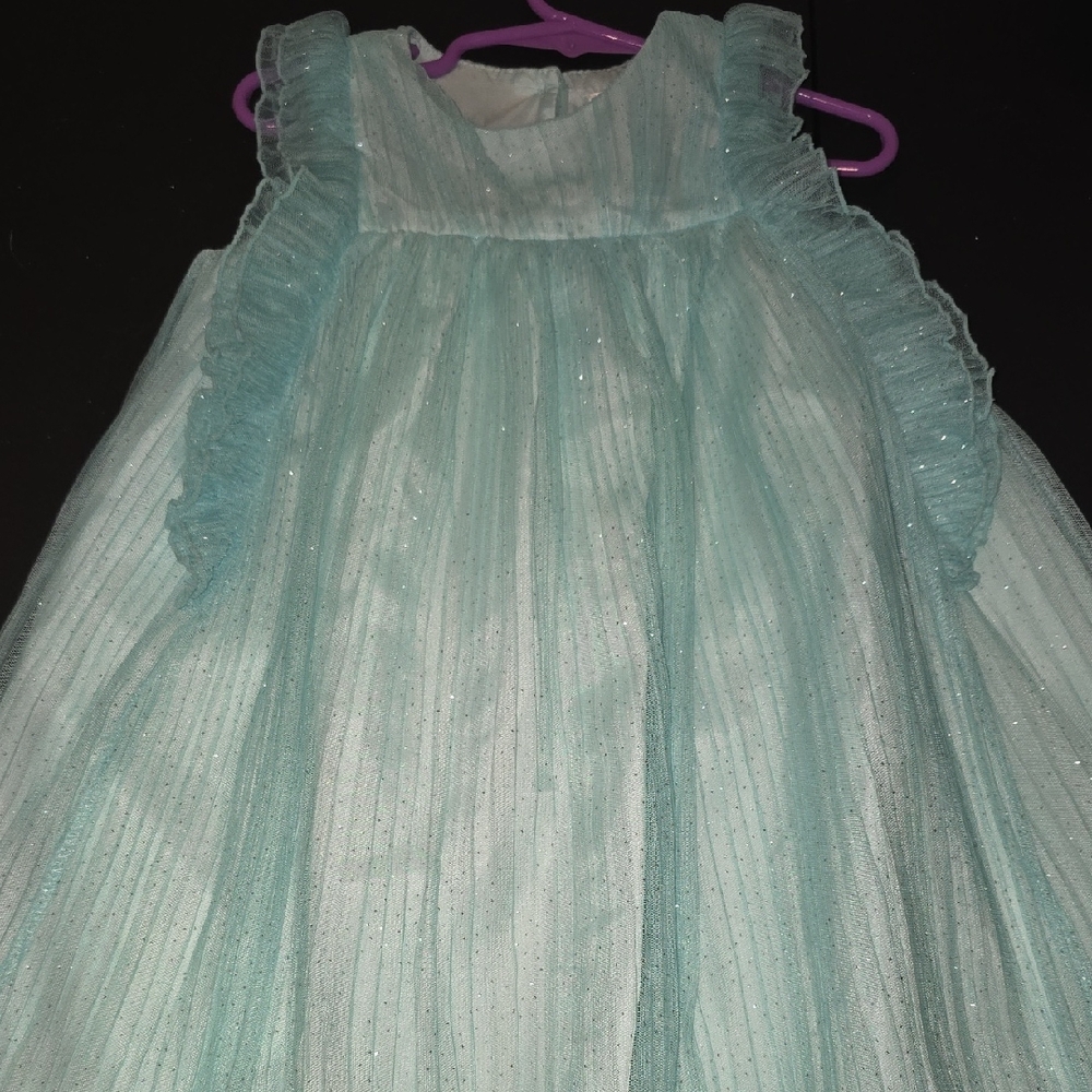 Cherokee Light Blue Glitter Dress